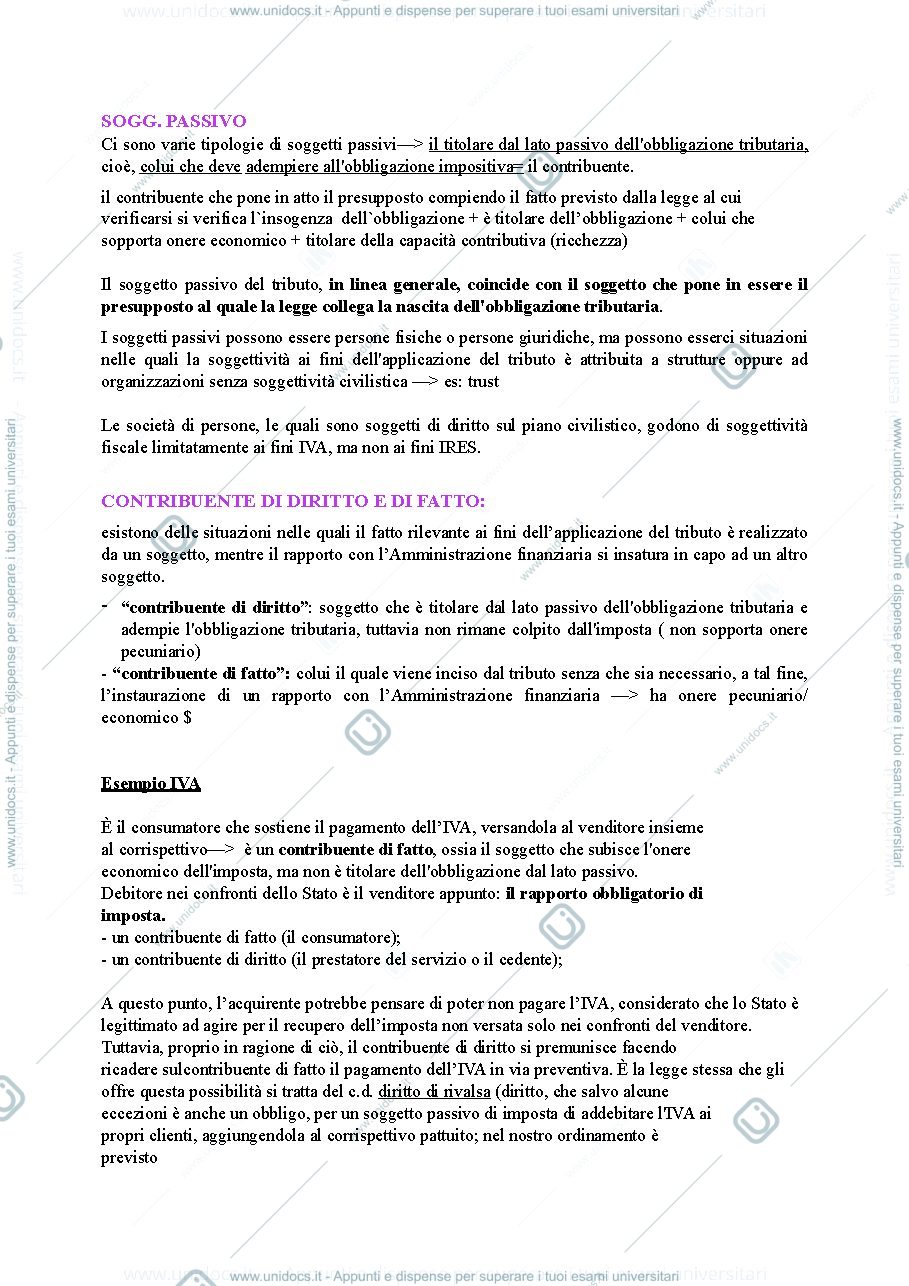 Anteprima pagina 4 — Diritto tributario