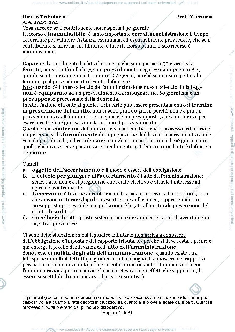 Anteprima pagina 4 — Appunti diritto tributario 