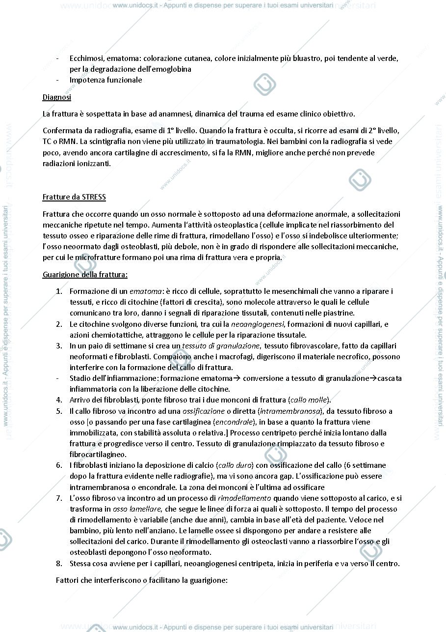 Anteprima pagina 2 — Generalità sulle fratture e spalla