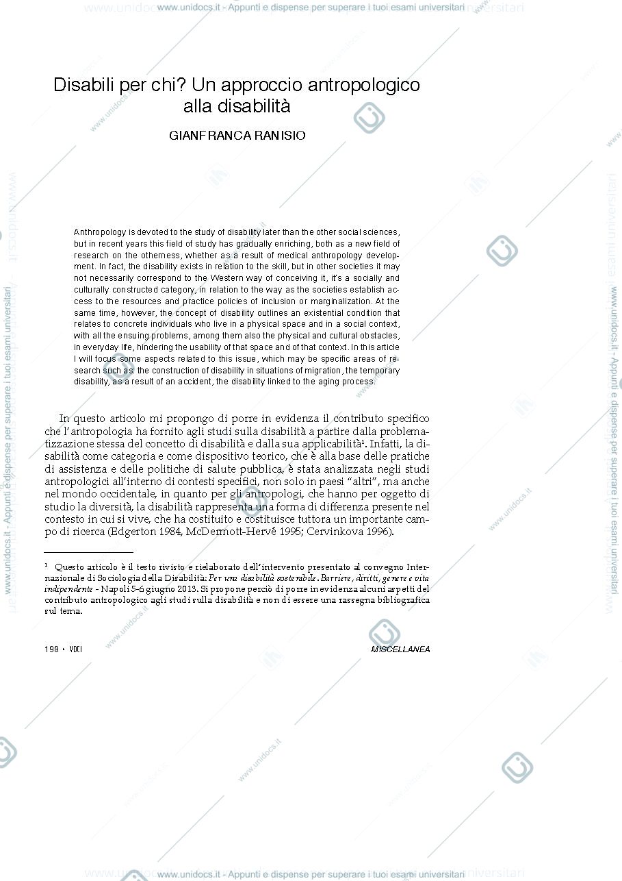 Anteprima pagina 1 — Letture antropologia