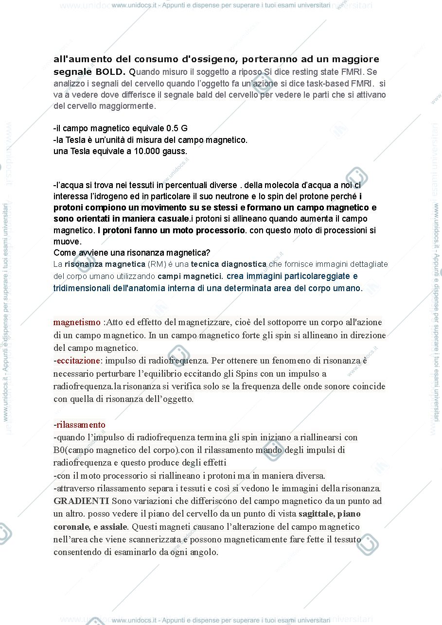 Anteprima pagina 3 — Appunti Psicologia, primo anno