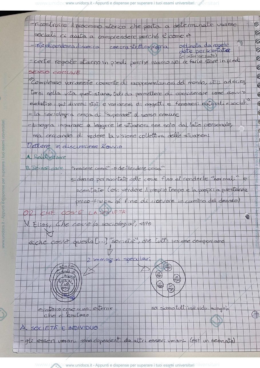 Anteprima pagina 1 — CORSO SOCIOLOGIA