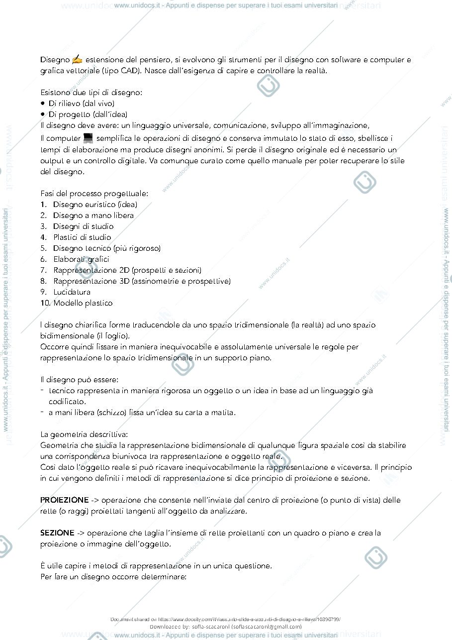 Anteprima pagina 2 — Disegno e rilievo design 