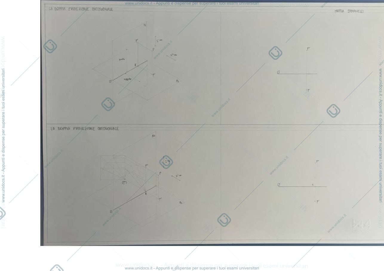 Anteprima pagina 1 — Tavole Geometria Descrittiva