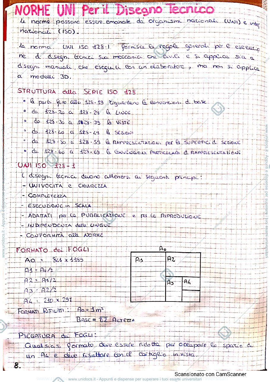 Anteprima pagina 1 — Norme Uni per il disegno tecnico