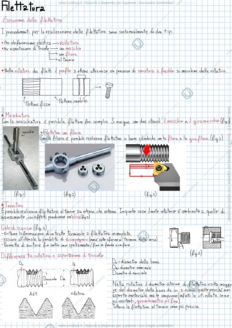 Anteprima pagina 1 — Riassunti disegno tecnico industriale