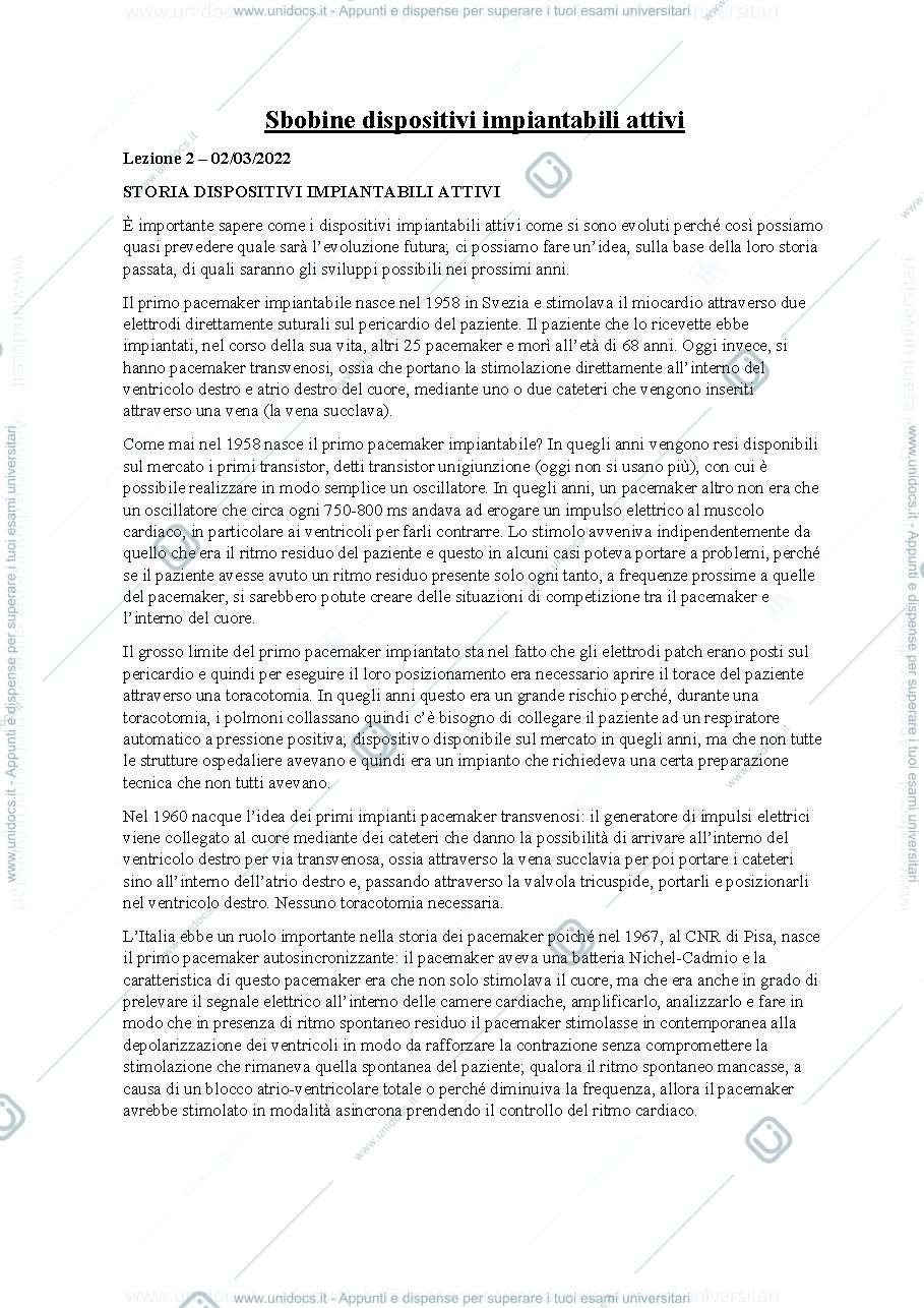 Anteprima pagina 1 — Sbobine DIA