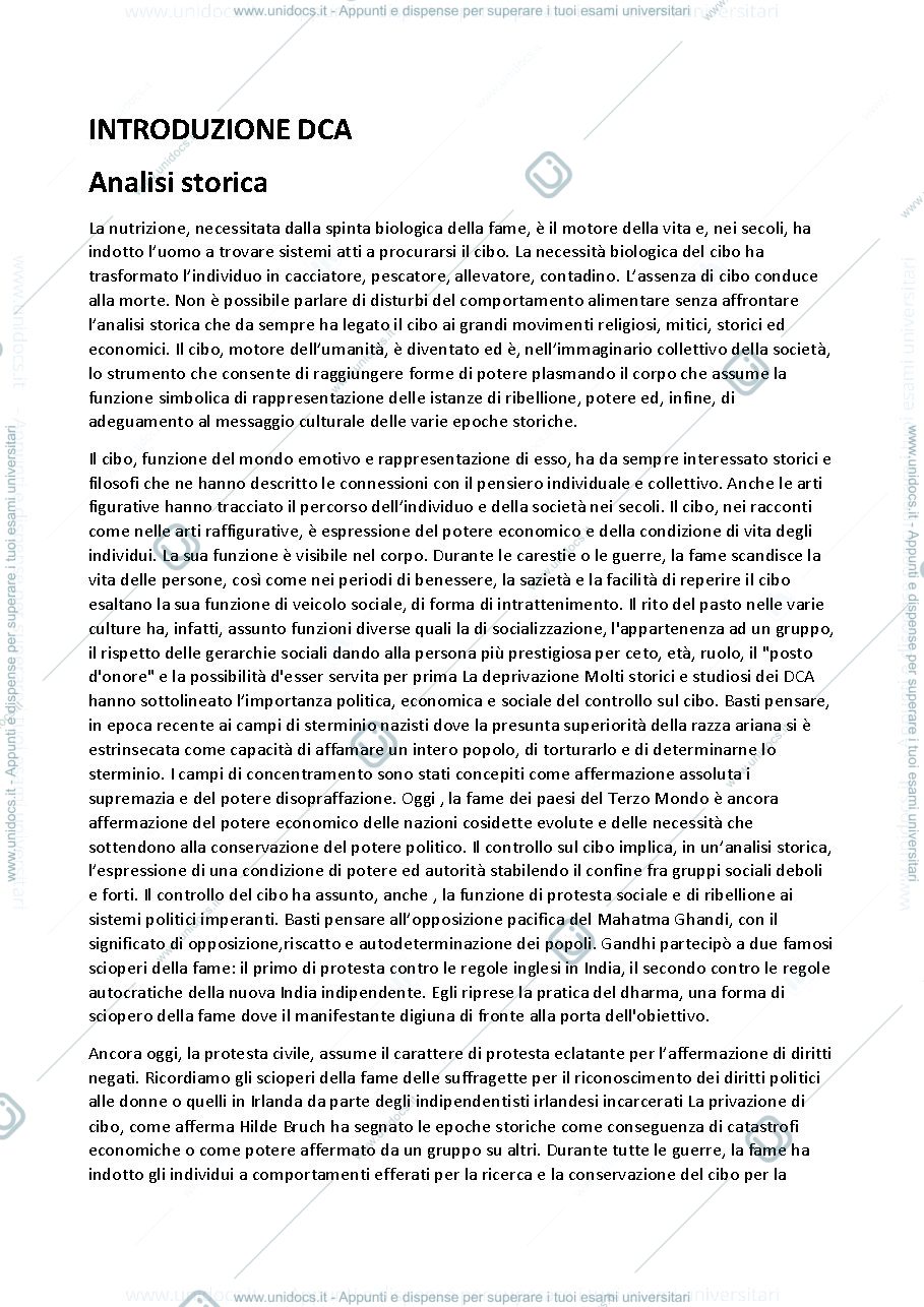 Anteprima pagina 1 — Disturbi del comportamento alimentare prof micanti