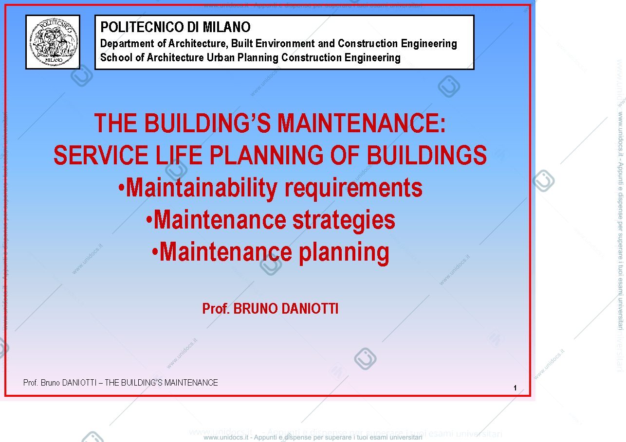 Anteprima pagina 1 — maintenance