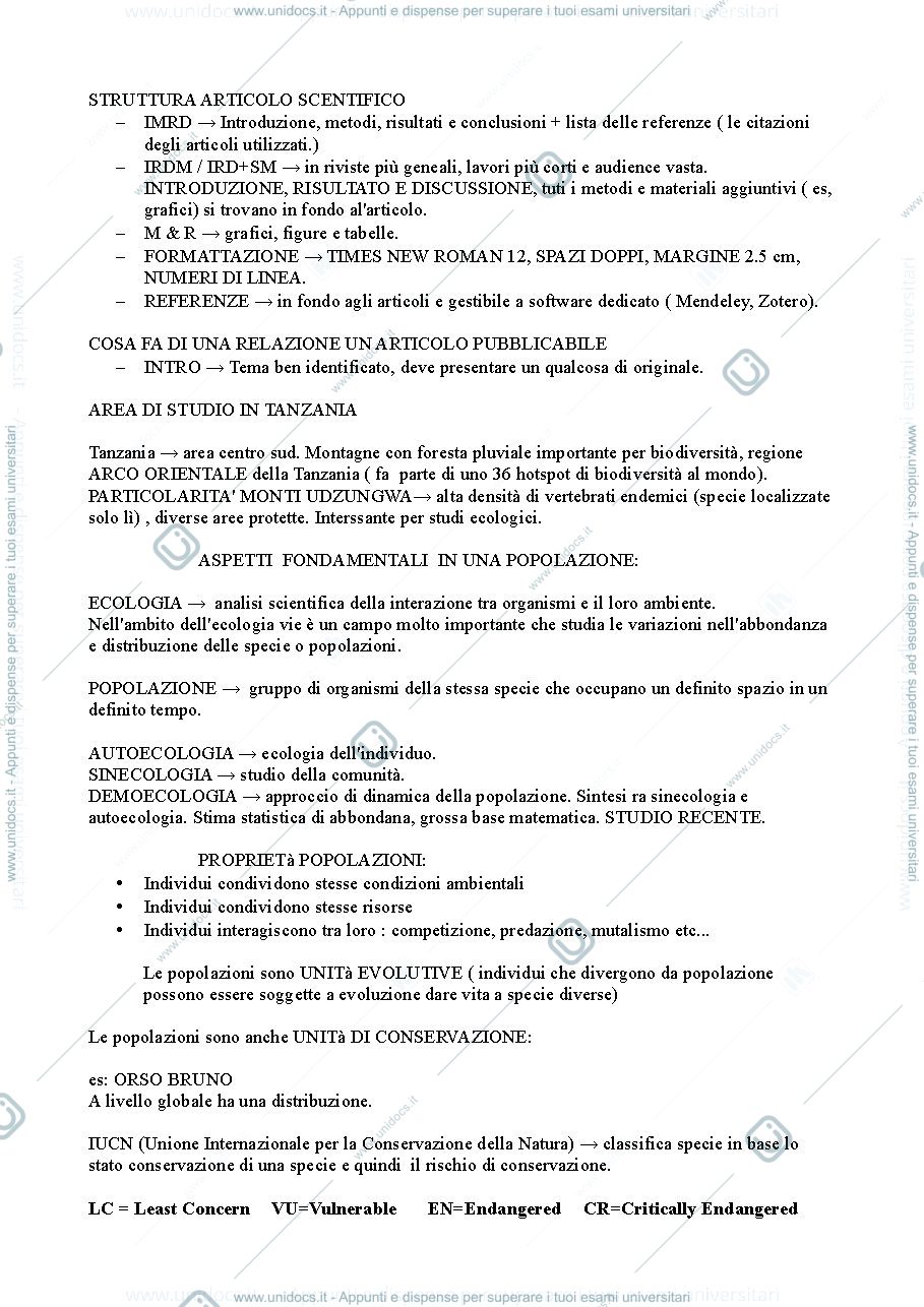 Anteprima pagina 2 — Parte di Demoecologia