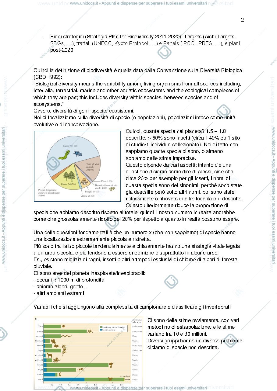 Anteprima pagina 2 — BIODIVERSITÀ E CONSERVAZIONE