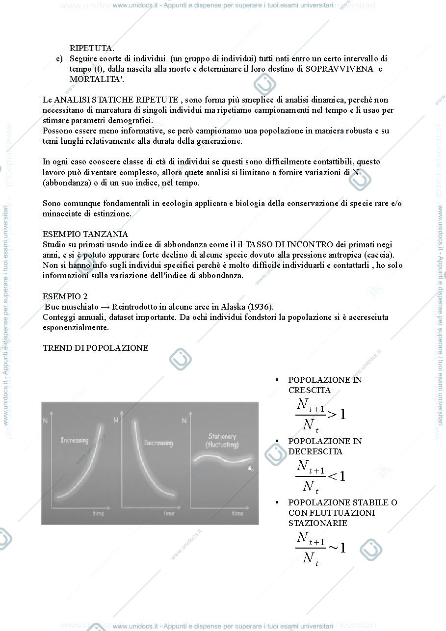 Anteprima pagina 4 — Ecologia parte 1 - Dinamica di popolazione