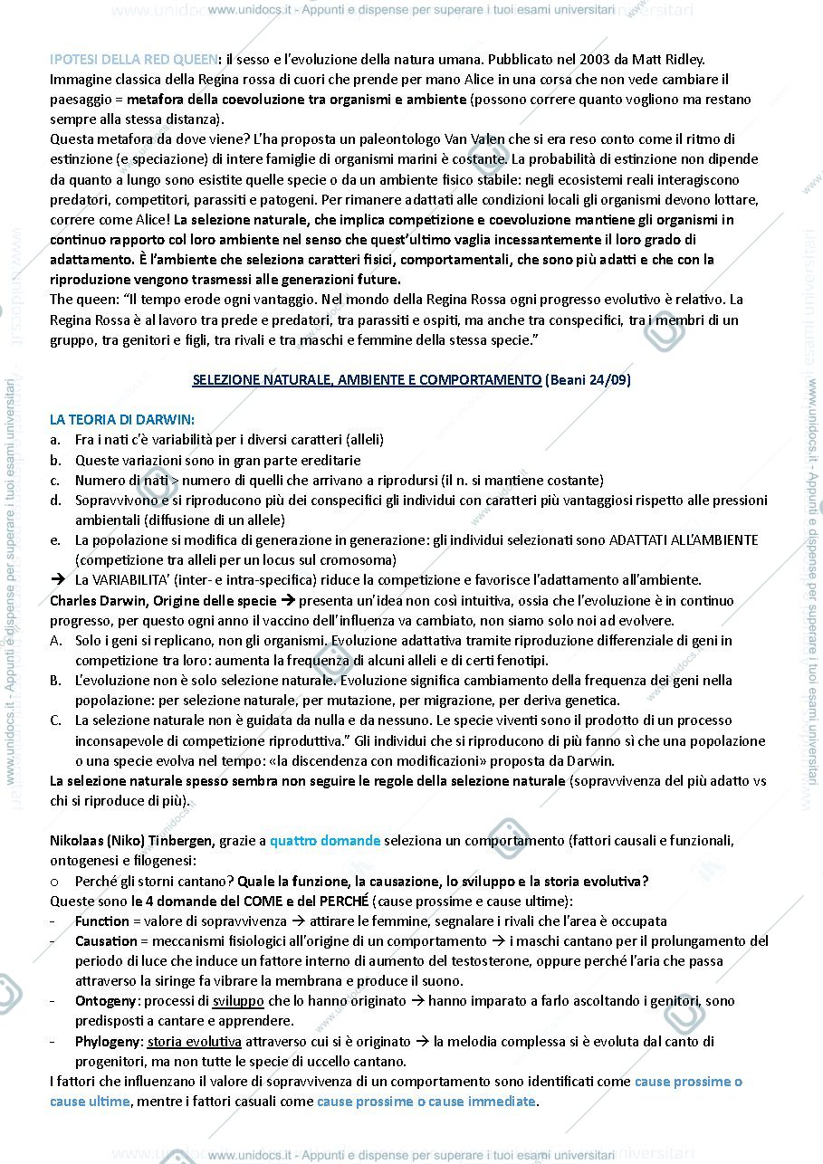 Anteprima pagina 2 — Ecologia del comportamento