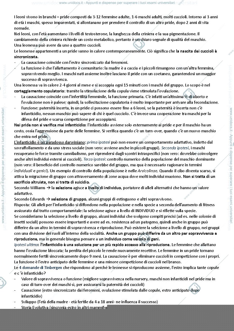 Anteprima pagina 4 — Ecologia del comportamento