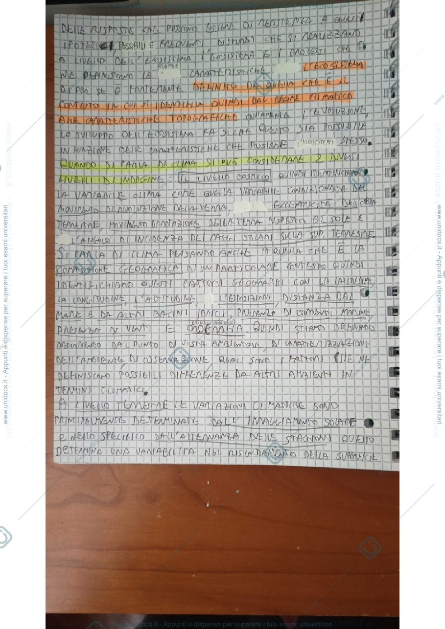 Anteprima pagina 2 — Clima e Ambiente fisico