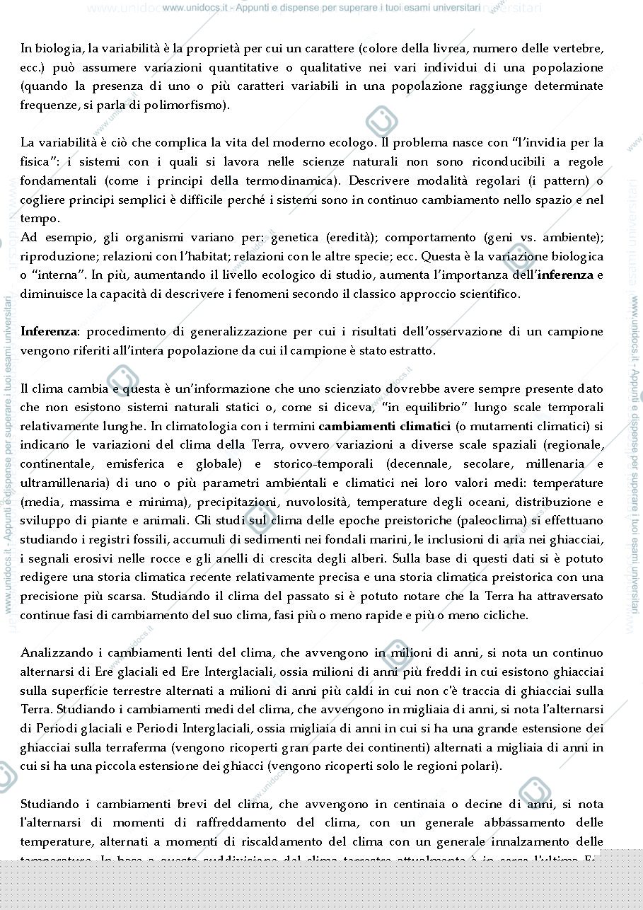 Anteprima pagina 5 — Ecologia GENERALE