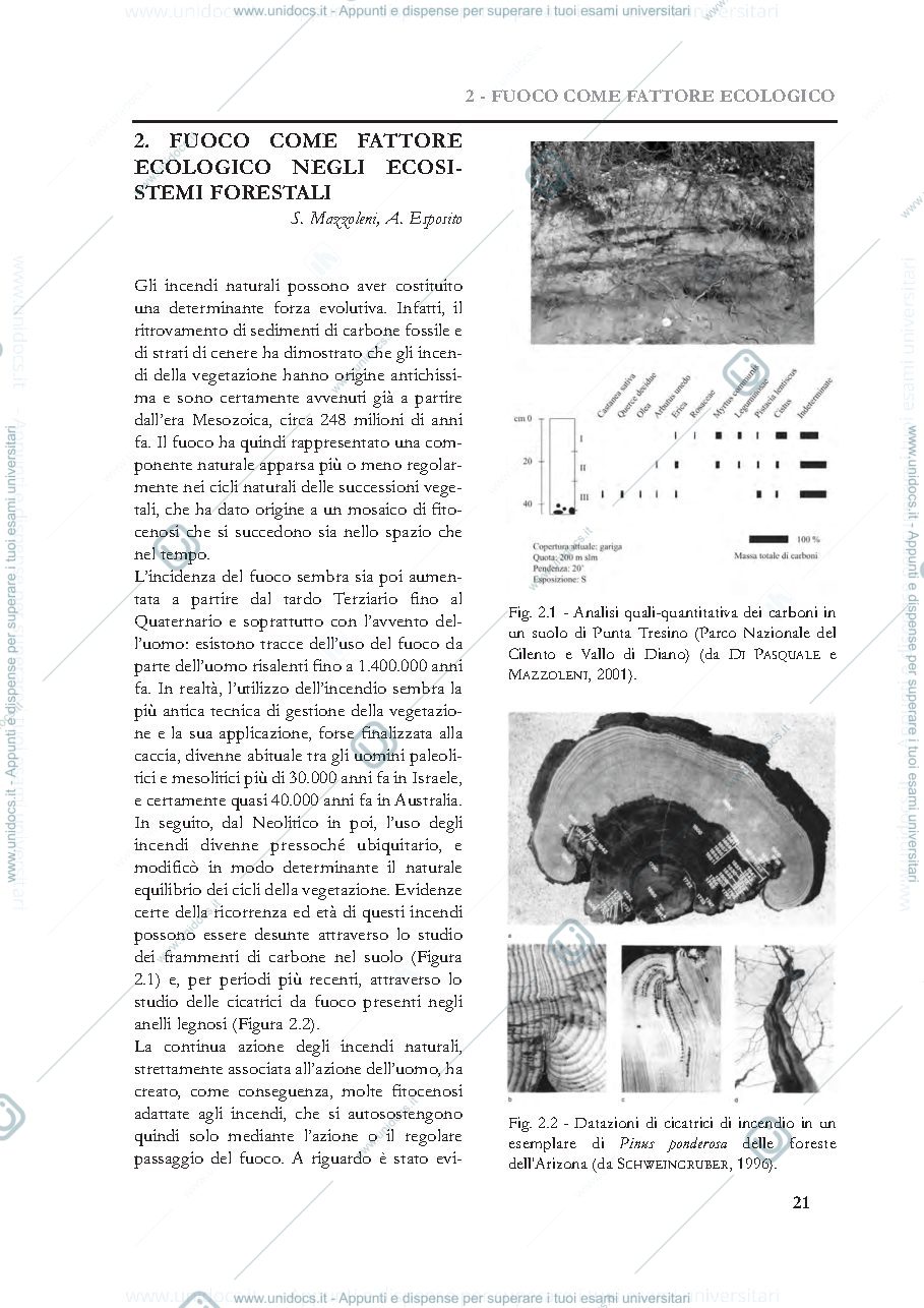 Anteprima pagina 1 — ecologia vegetale