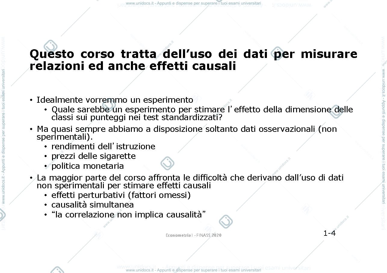 Anteprima pagina 4 — econometria