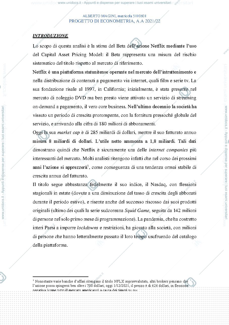 Anteprima pagina 2 — Analisi empirica