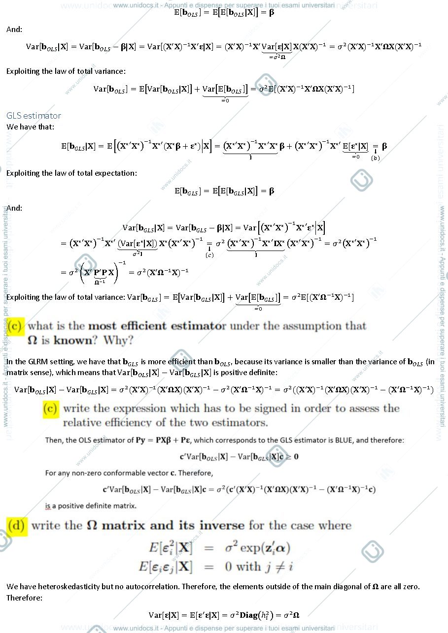 Anteprima pagina 2 — Riassunto parte estimation 
