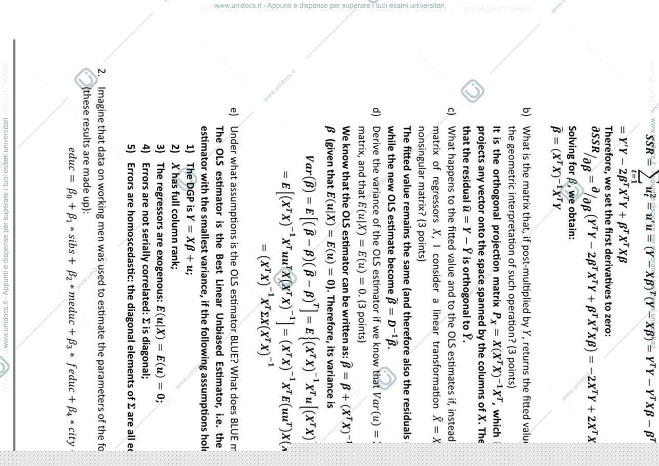 Anteprima pagina 1 — mock exam primo modulo