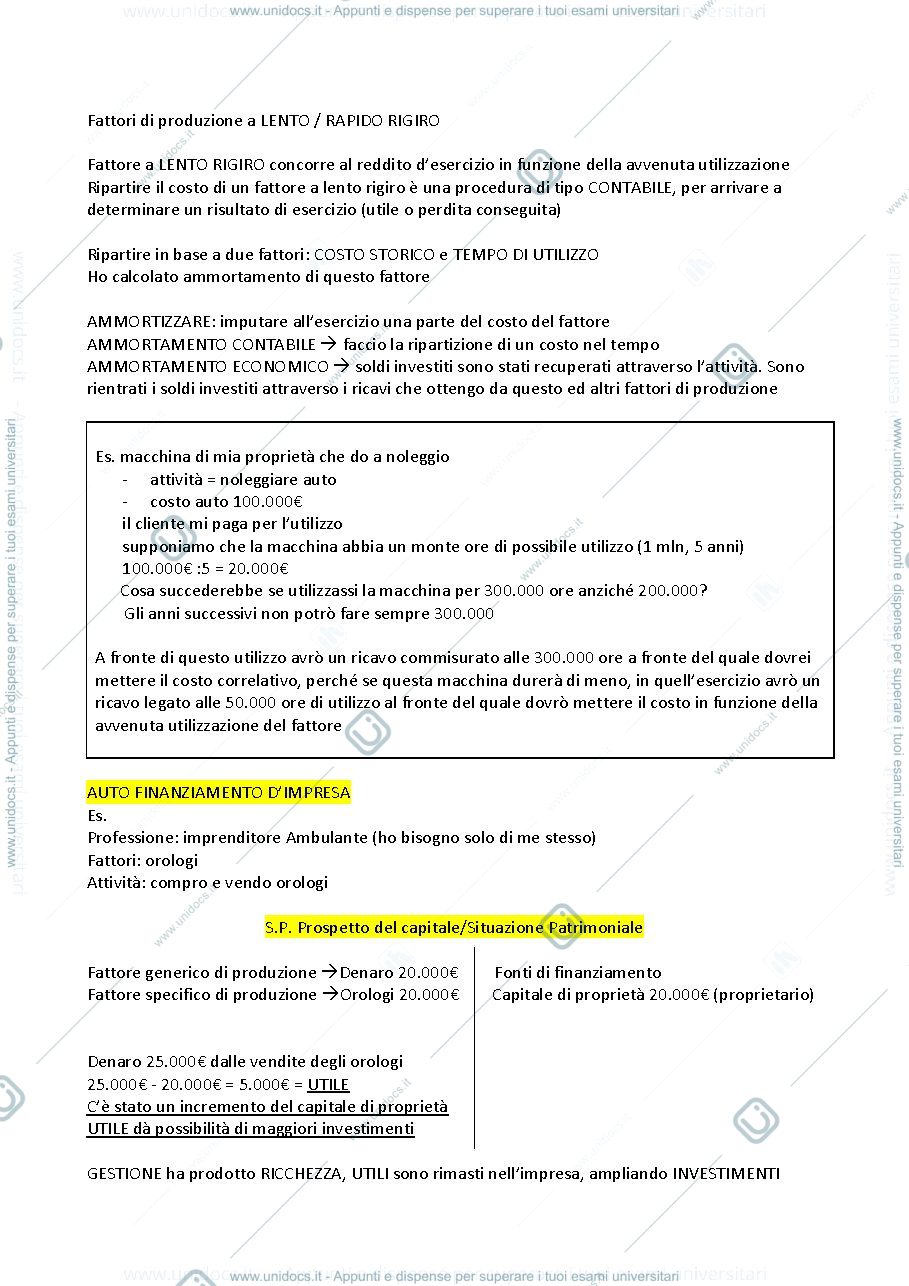Anteprima pagina 2 — APPUNTI LEZIONI STAFFA E VENEZIA ECONOMIA AZIENDALE