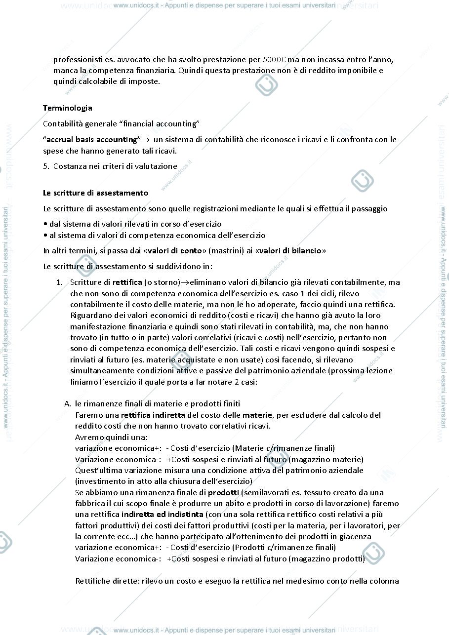 Anteprima pagina 2 — Appunti 2 parziale economia aziendale
