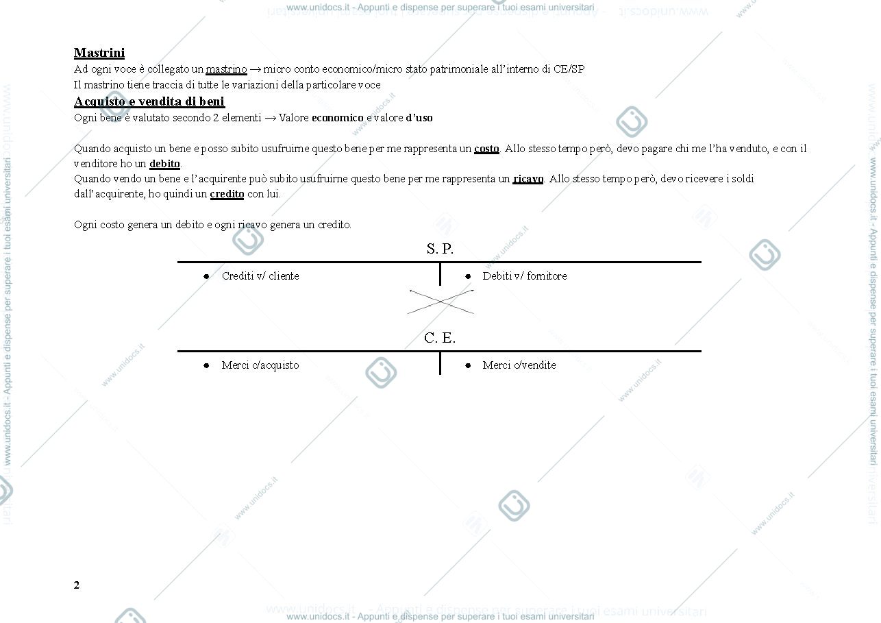 Anteprima pagina 2 — Appunti Economia Aziendale