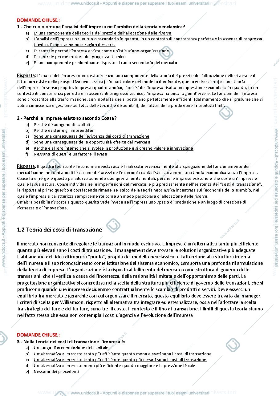 Anteprima pagina 2 — economia e gestione delle imprese