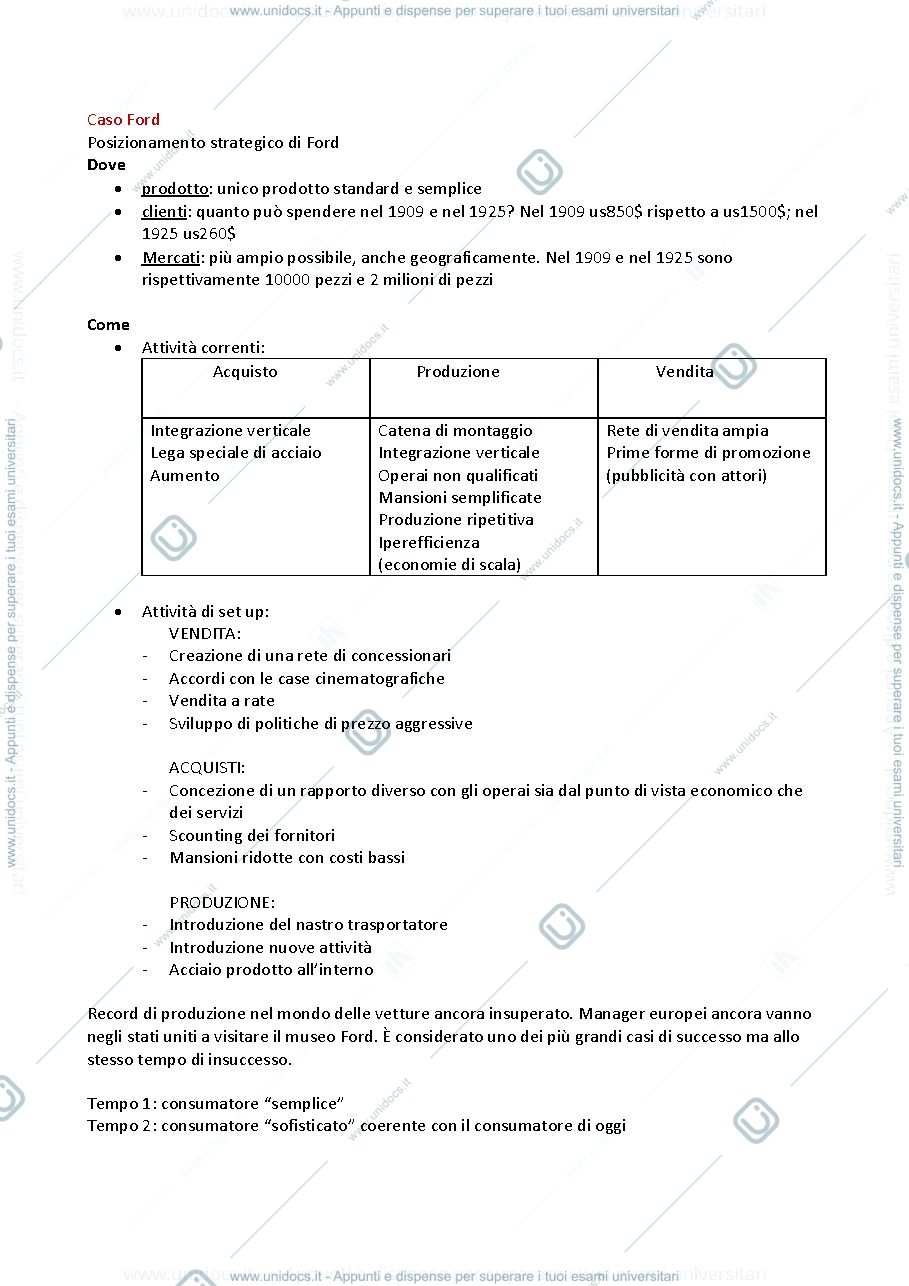 Anteprima pagina 4 — Appunti di strategia competitiva classe 02