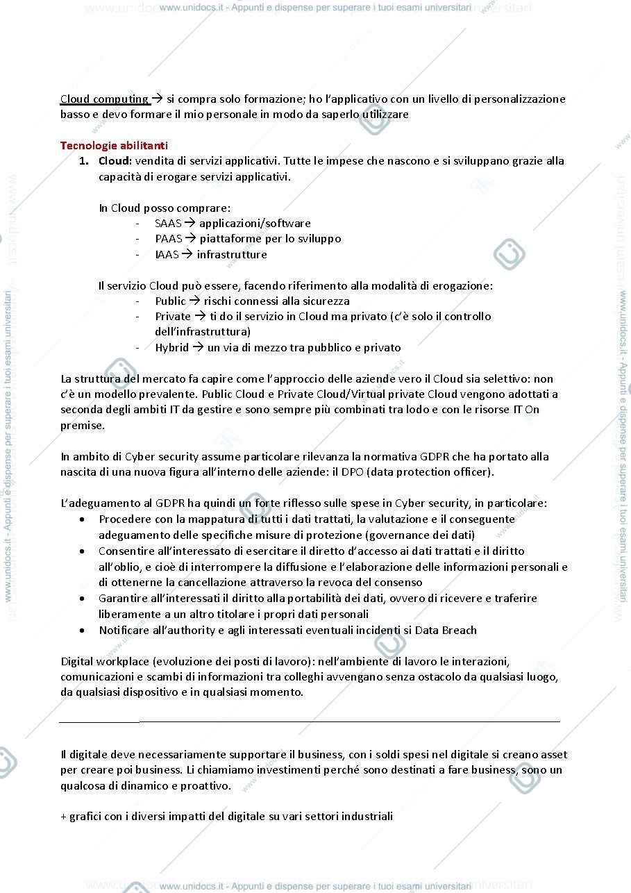 Anteprima pagina 2 — Management dei sistemi informativi