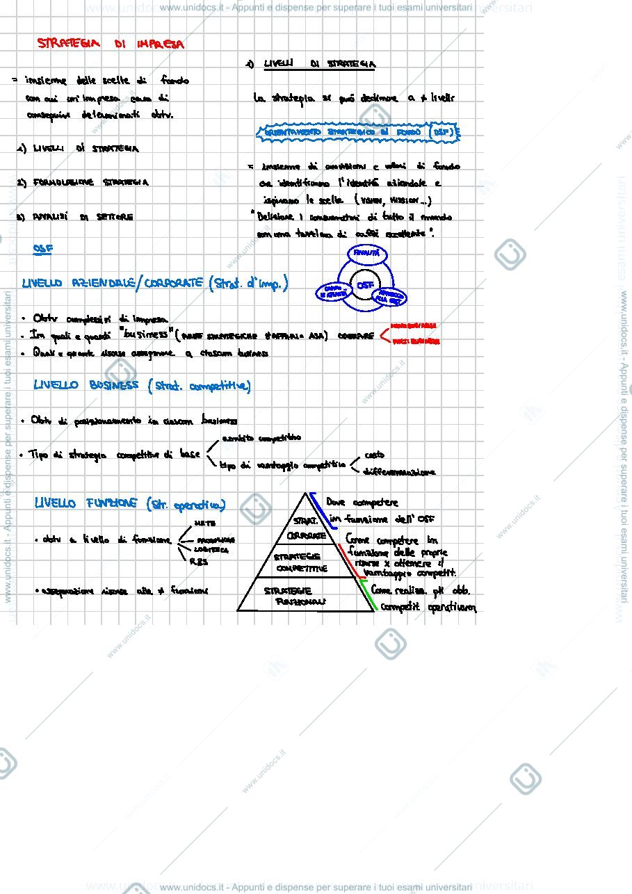 Anteprima pagina 1 — Appunti integrati con libro secondo parziale Economia aziendale (CLEAM-CLEF)