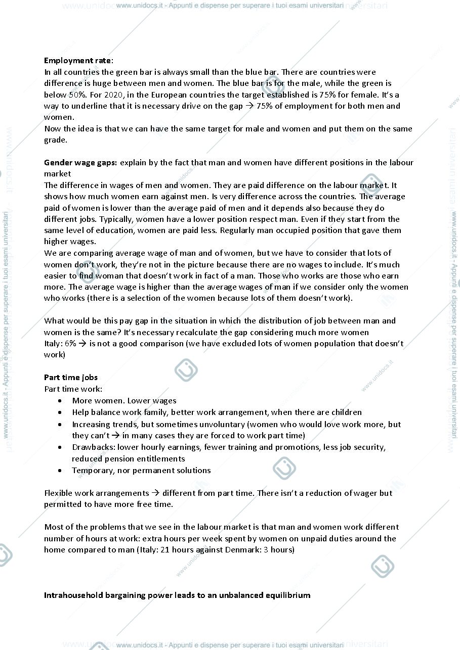 Anteprima pagina 1 — Appunti lezione di diversity management and policies 