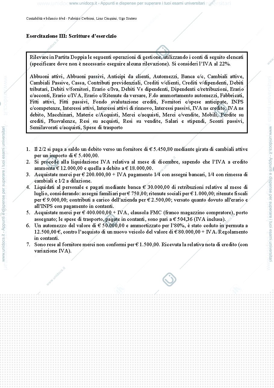 Anteprima pagina 1 — esercizi