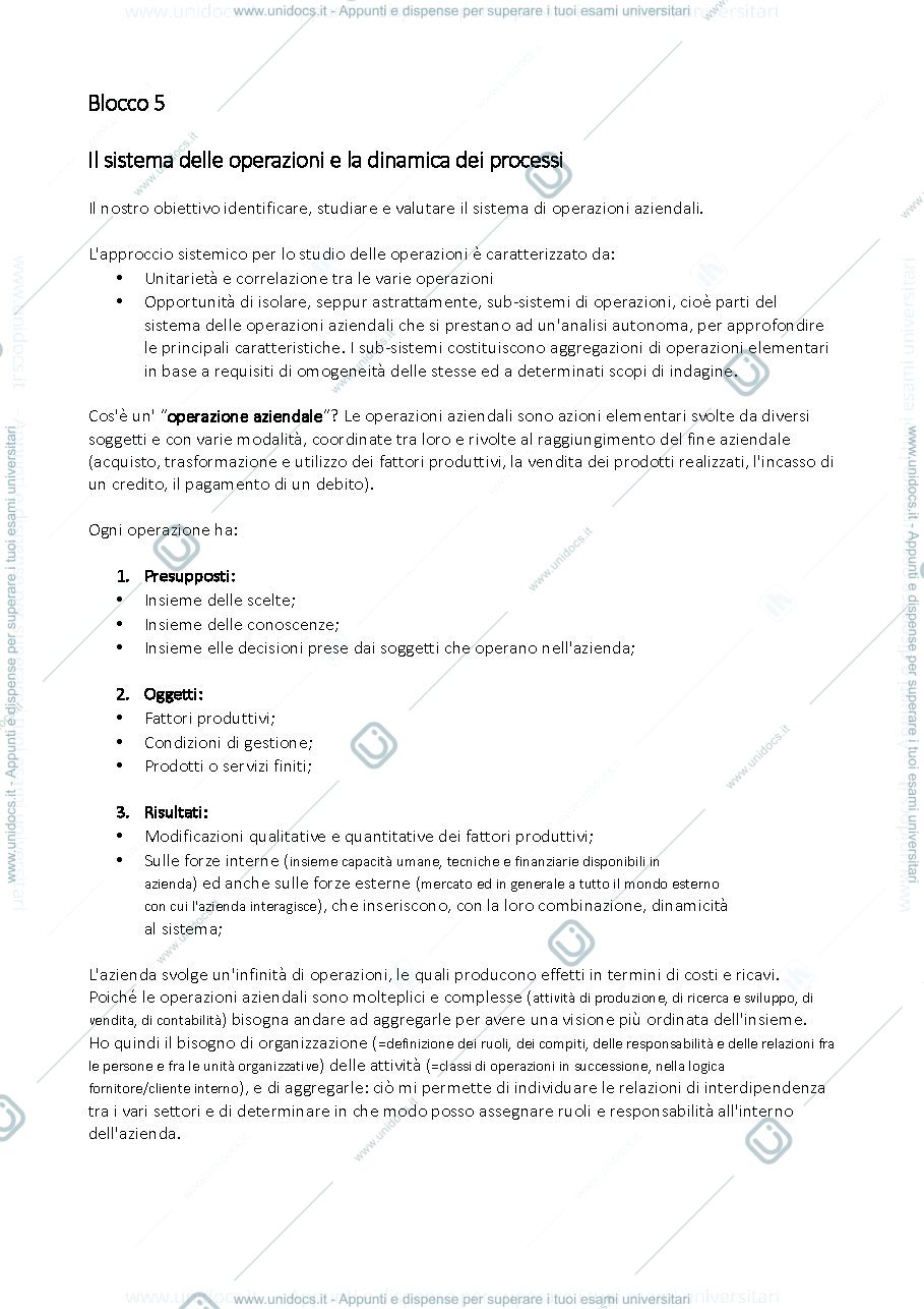 Anteprima pagina 1 — Appunti blocchi 5-7