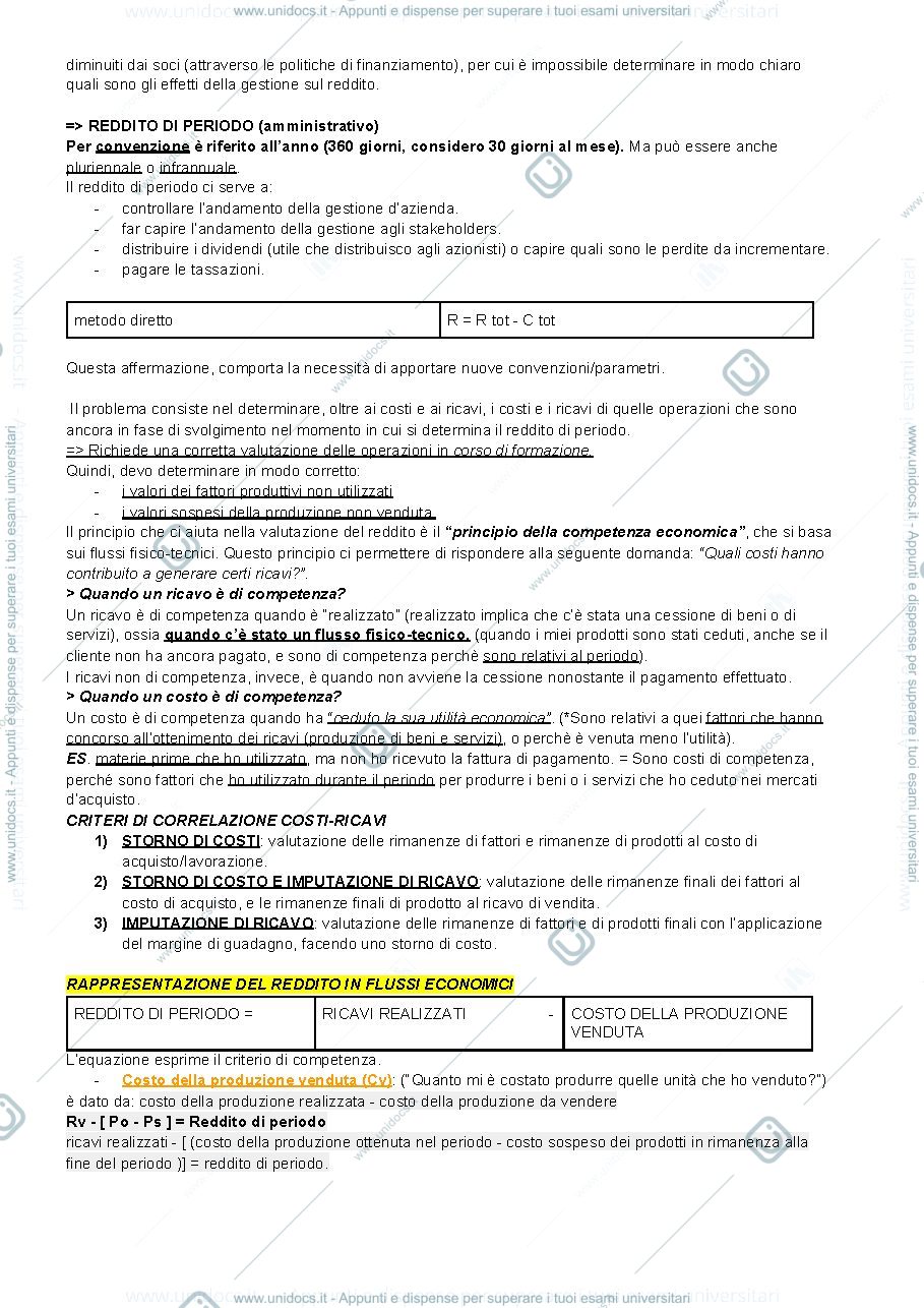 Anteprima pagina 2 — IL REDDITO, IL CAPITALE E I PROCESSI DI FINANZIAMENTO