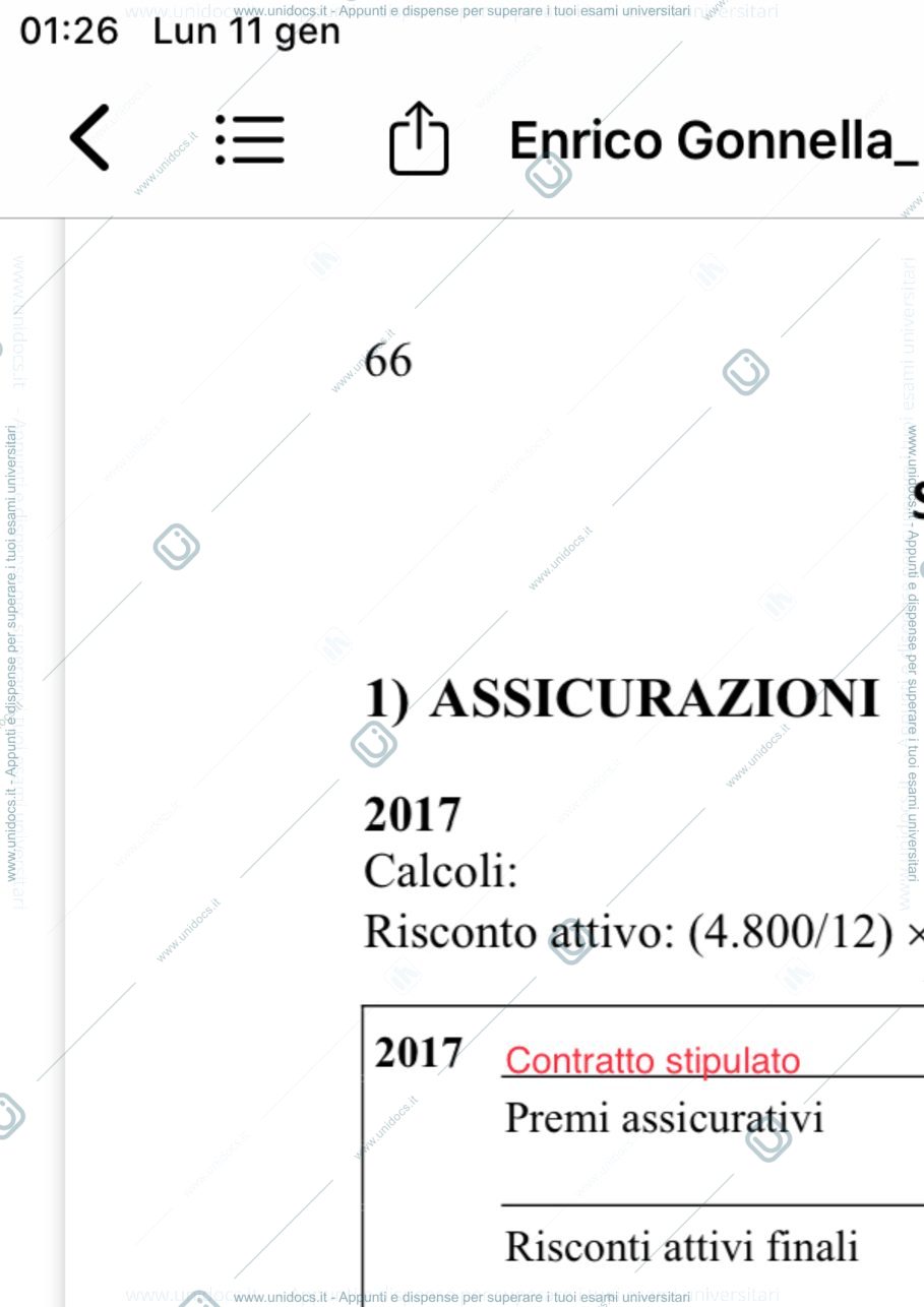 Anteprima pagina 1 — appunti prova scritta economia az.1