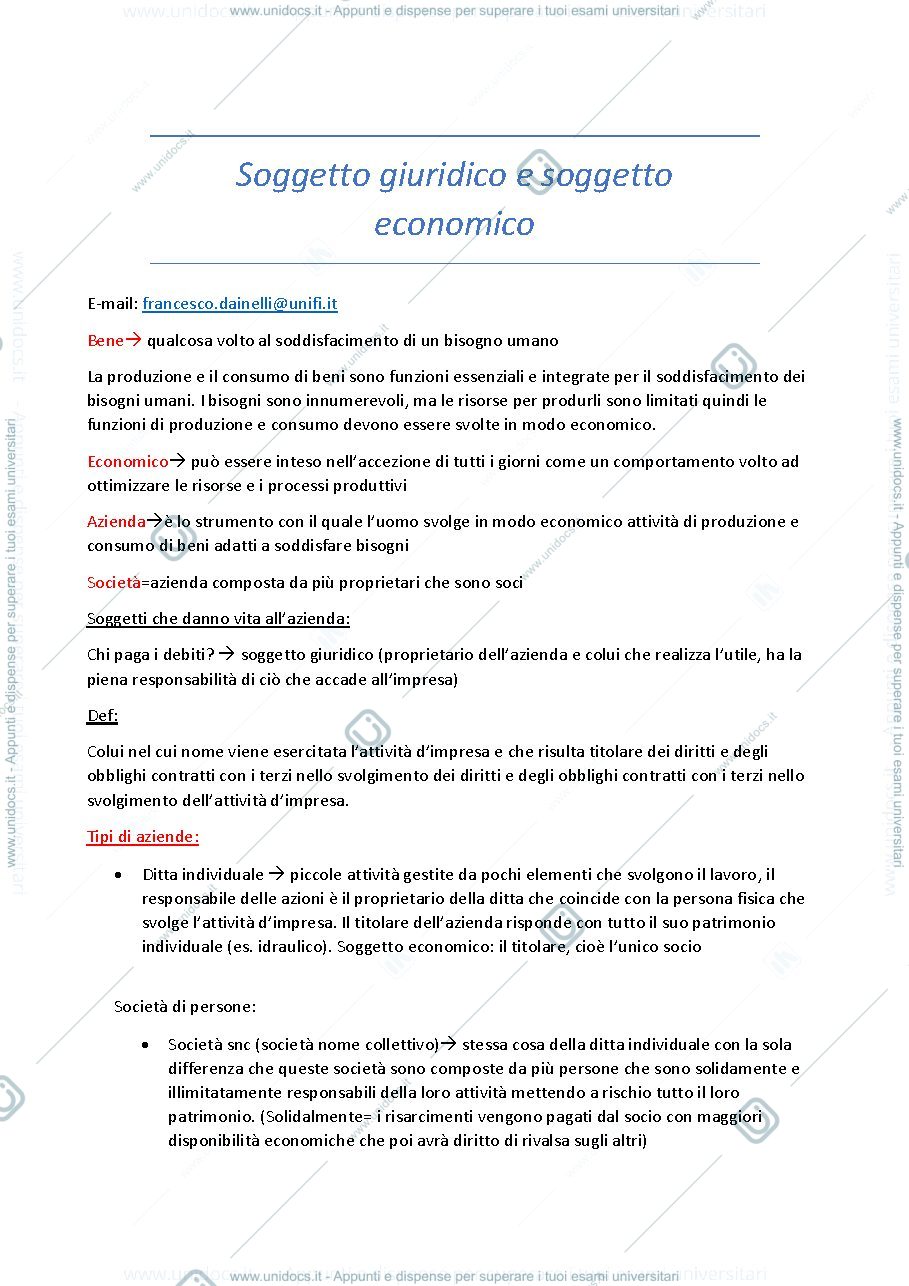 Anteprima pagina 1 — lezione 1