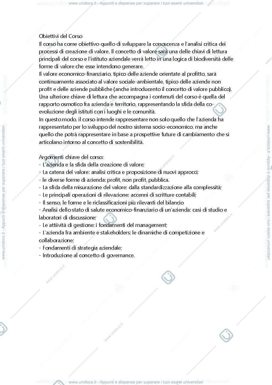 Anteprima pagina 1 — Guia economia aziendale