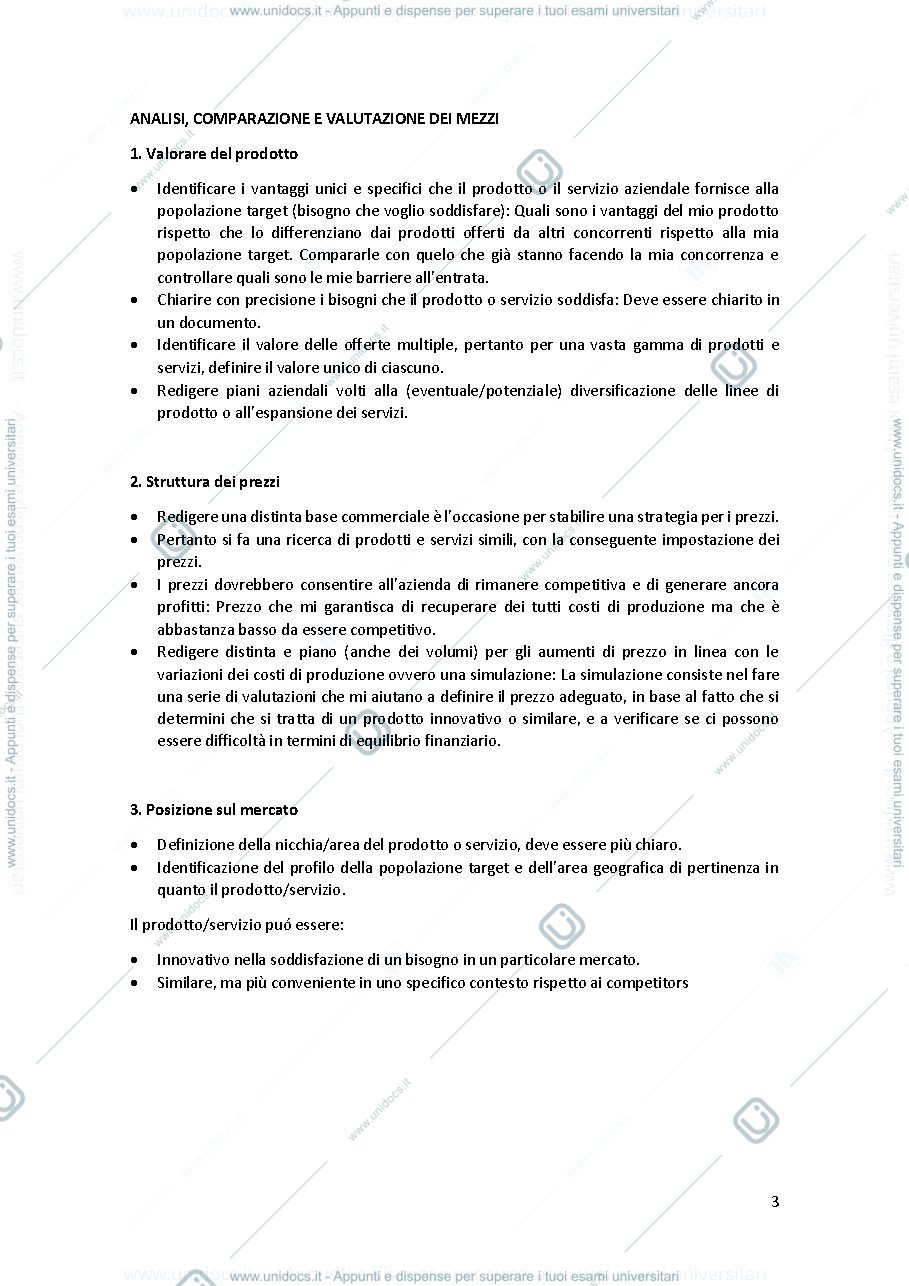 Anteprima pagina 3 — Appunti economia aziendale (prima parte) - VOTO 29,5