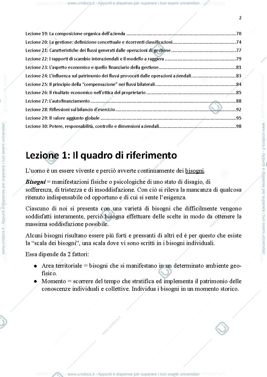 Anteprima pagina 2 — Economia aziendale 