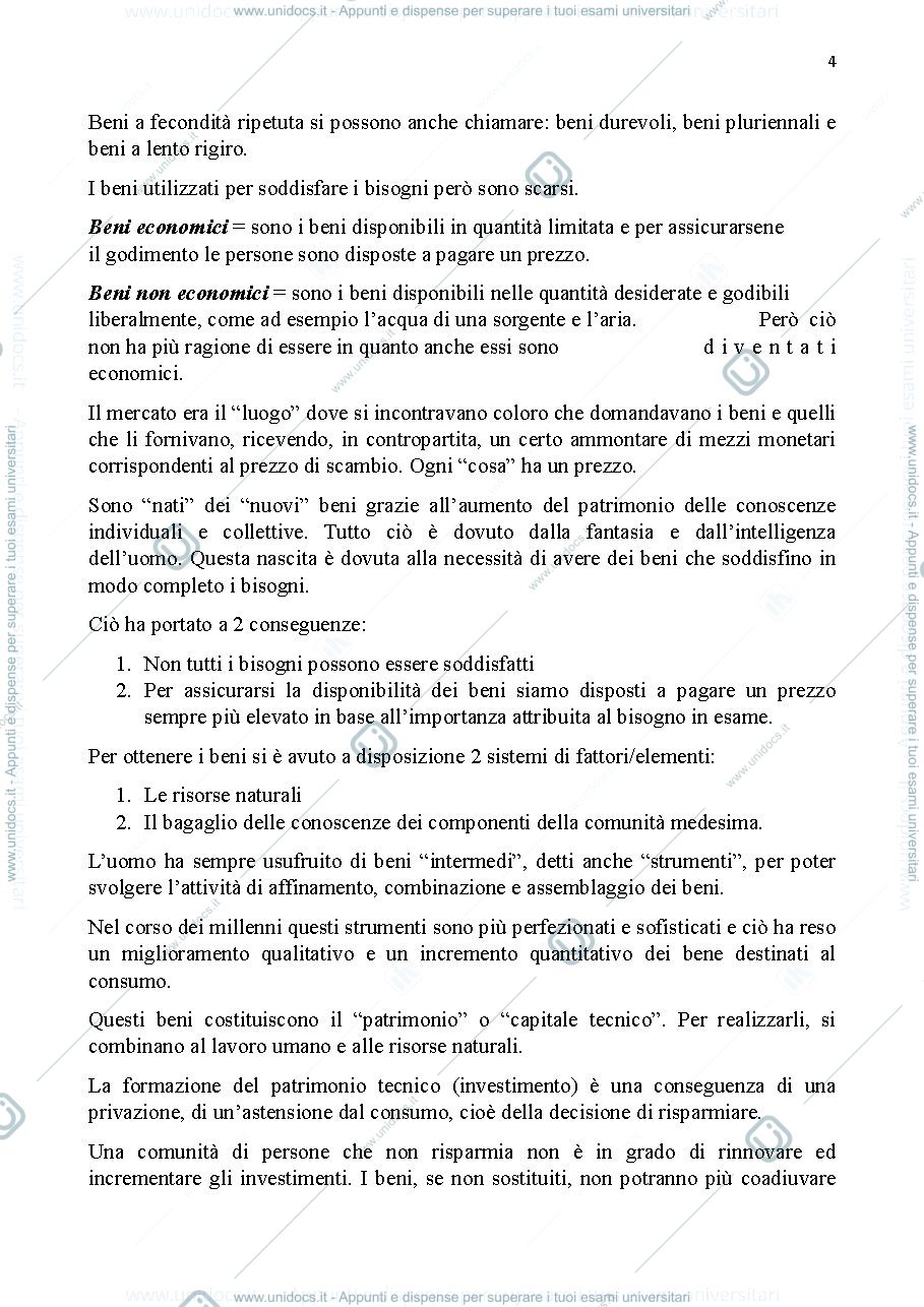 Anteprima pagina 4 — Economia aziendale 
