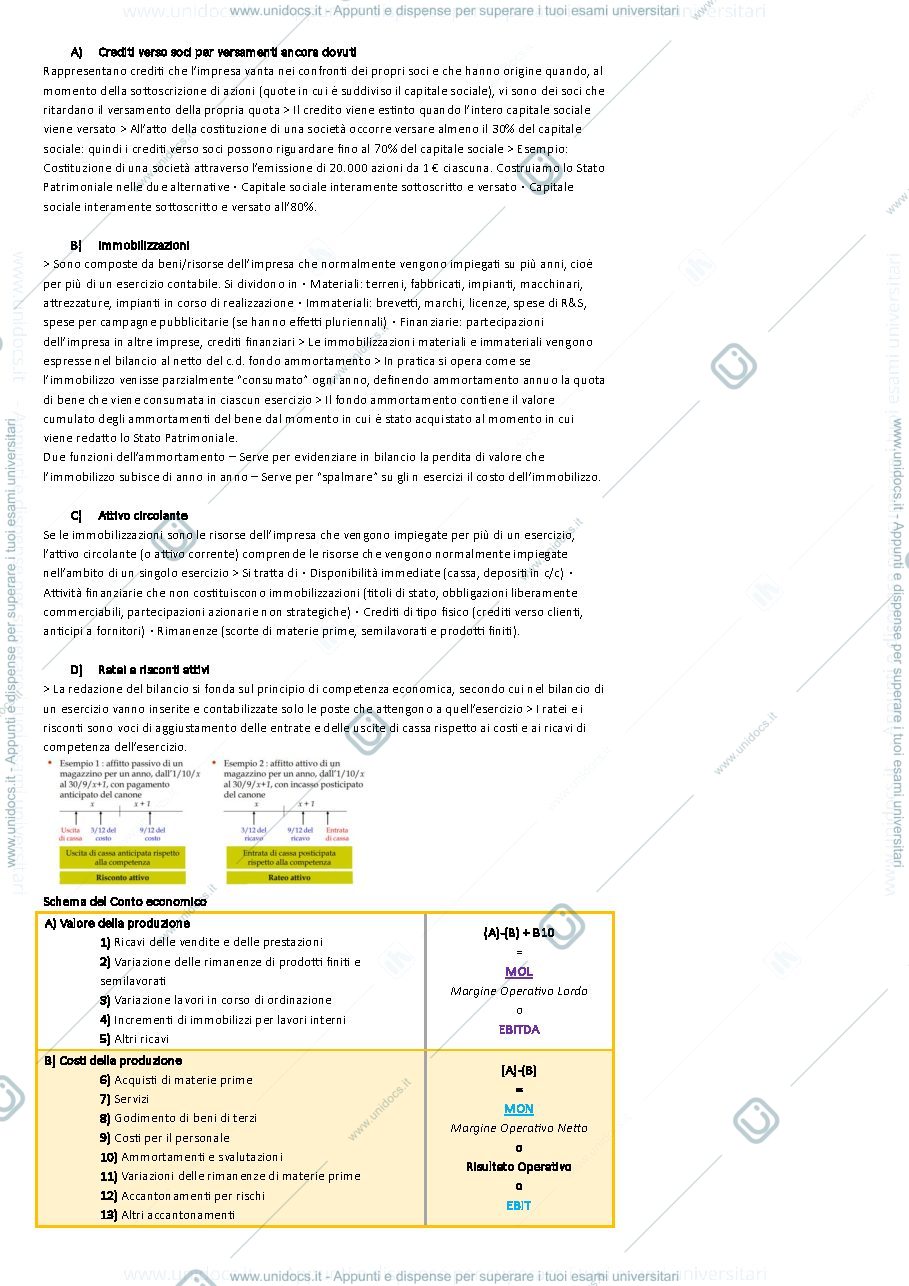 Anteprima pagina 3 — Appunti economia aziendale