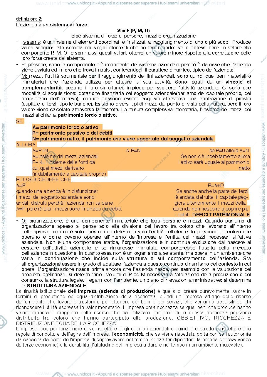 Anteprima pagina 4 — Economia aziendale 