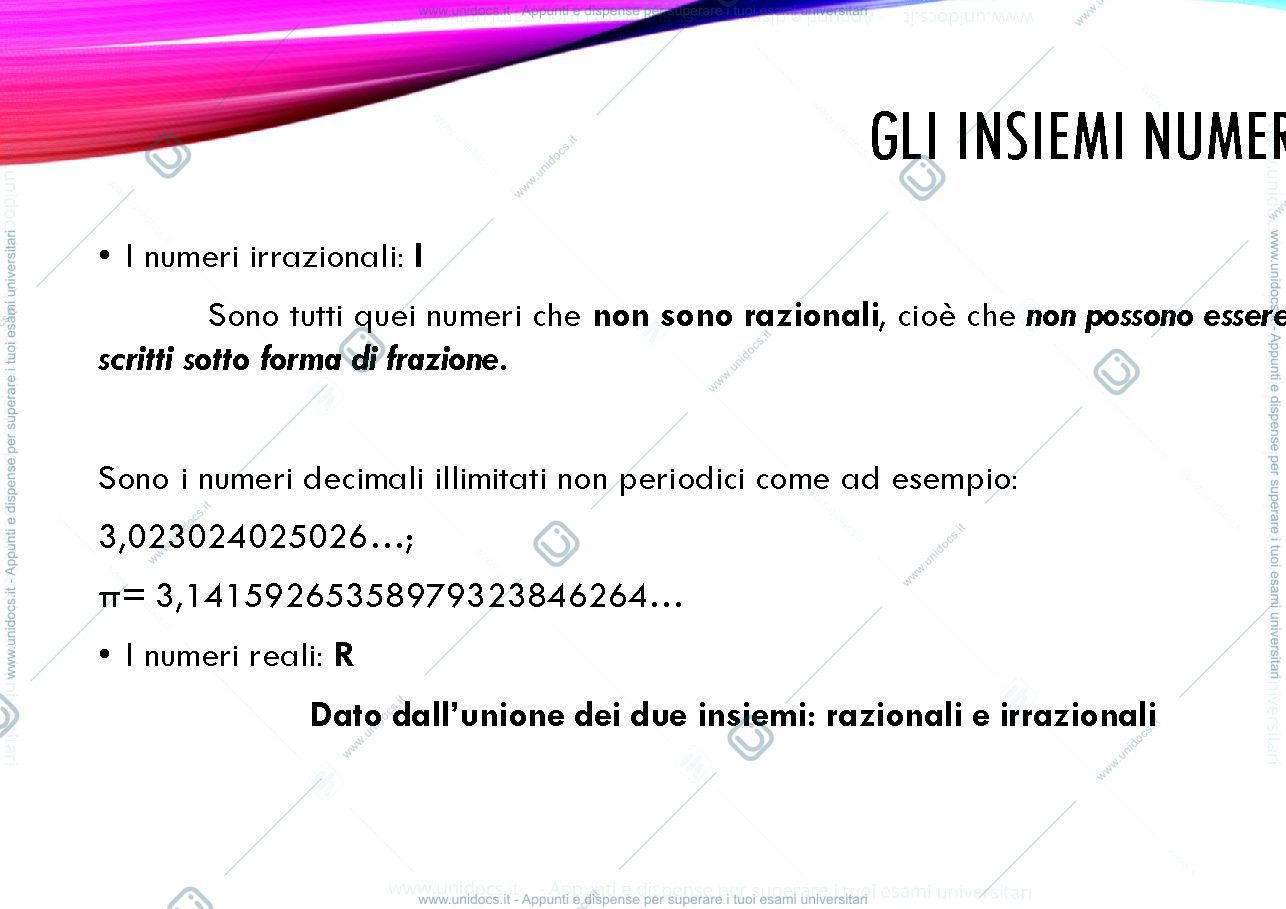 Anteprima pagina 3 — Numeri reali e intervalli