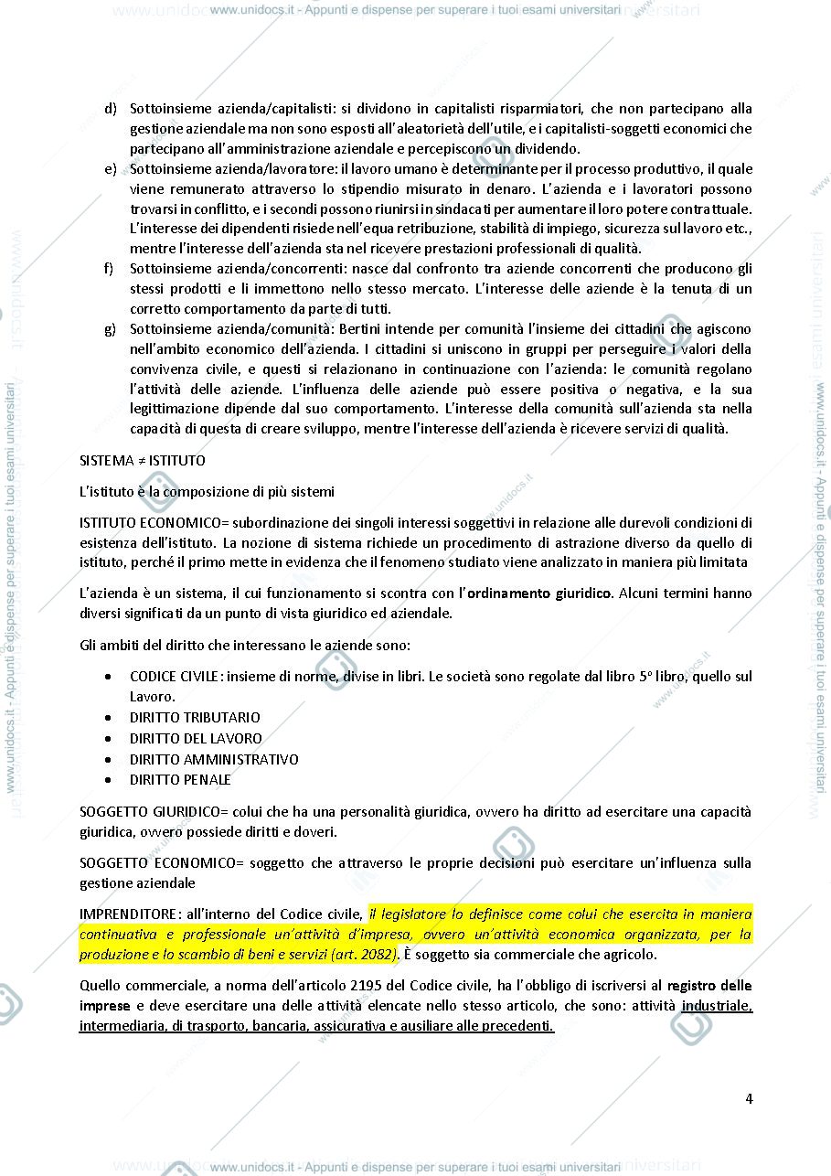Anteprima pagina 4 — Economia aziendale Prof.Capocchi ecocom 2021-2022