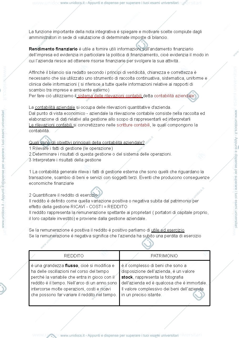 Anteprima pagina 2 — Appunti contabilità 