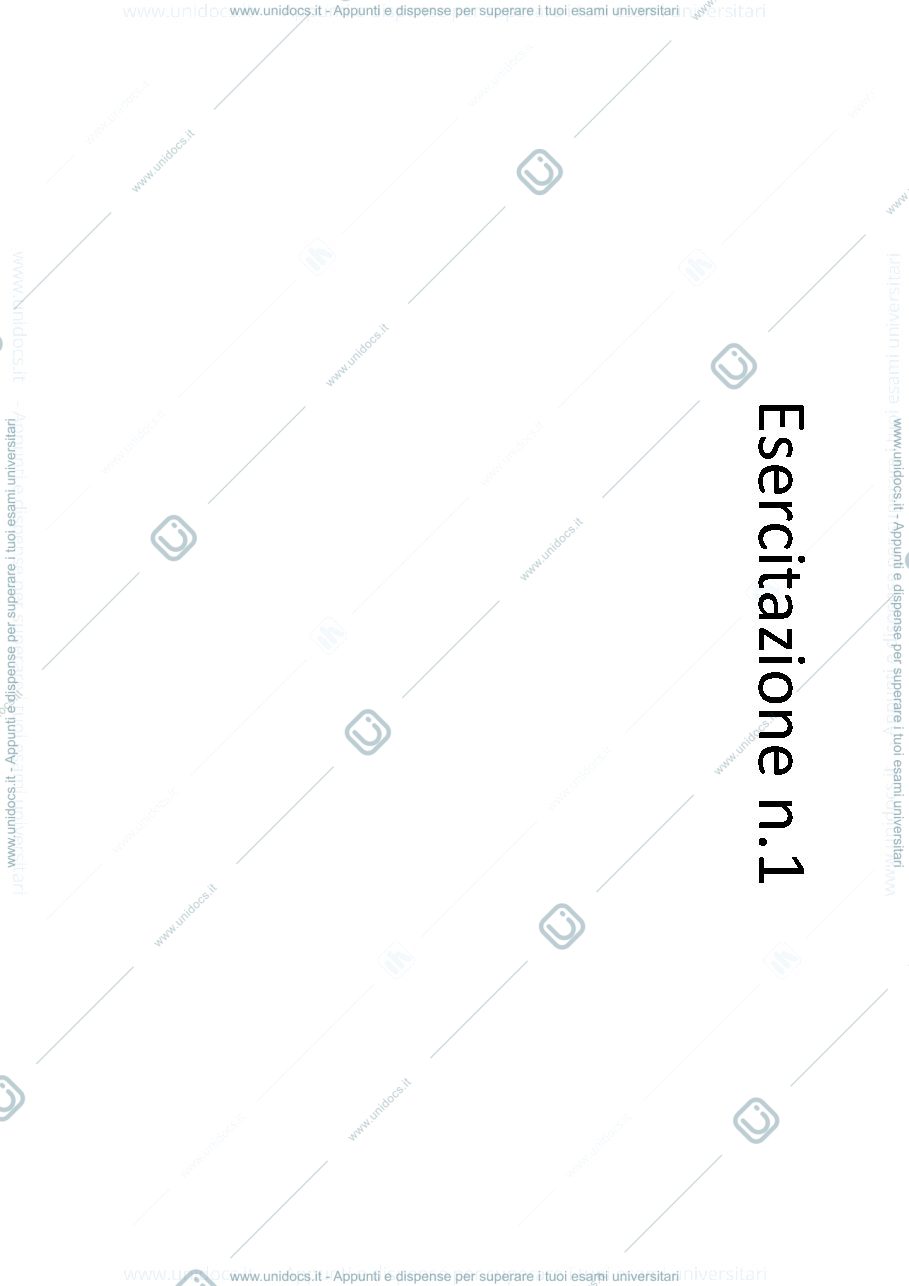 Anteprima pagina 1 — Esercitazione esame economia aziendale base