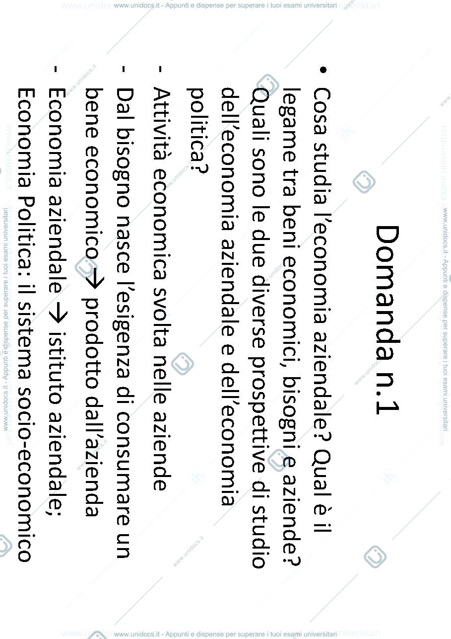 Anteprima pagina 3 — Esercitazione esame economia aziendale base