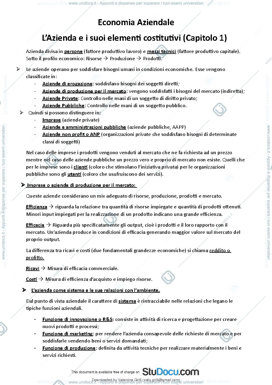 Anteprima pagina 2 — Economia aziendale